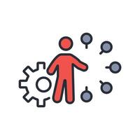 skill buillding icon. .Editable stroke.linear style sign for use web design,logo.Symbol illustration. vector