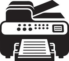Minimalist Photocopier Image for Modern Graphics Use vector