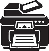 Stylish Copying Machine Illustration in Format Available vector