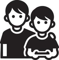Unique Brother Icon for Personal Projects vector