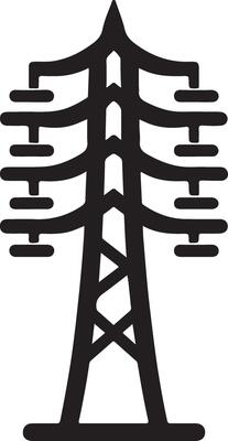 Creative Electric Pylon Silhouette Art Resources
