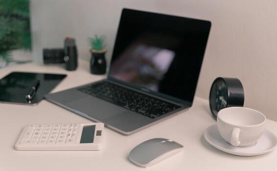 Remote business operations take place online in cyberspace, using digital technology, computers, and laptops from home offices. organisation, distant, employee, employment, manager, note, occupation. photo