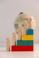 Effective leadership in business requires team to work together towards common idea, guiding them in different direction to achieve success and stand out from competition. power, professional. photo