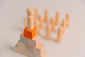 Effective leadership in business requires team to work together towards common idea, guiding them in different direction to achieve success and stand out from competition. power, professional. photo
