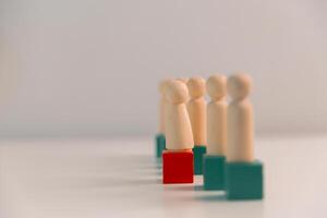 Effective leadership in business requires team to work together towards common idea, guiding them in different direction to achieve success and stand out from competition. power, professional. photo