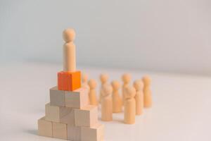 Effective leadership in business requires team to work together towards common idea, guiding them in different direction to achieve success and stand out from competition. power, professional. photo