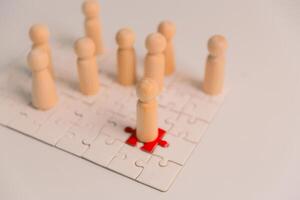 Effective leadership in business requires team to work together towards common idea, guiding them in different direction to achieve success and stand out from competition. power, professional. photo