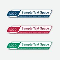 News Lower third banner template design of illustration vector