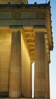 The Washington DC city view with the old architectures in autumn photo