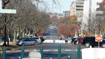 The beautiful Wshington DC city view in autumn photo
