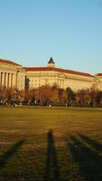 The beautiful Wshington DC city view in autumn photo