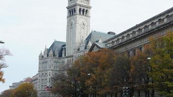 The beautiful Wshington DC city view in autumn photo