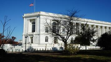 The beautiful Wshington DC city view in autumn photo