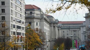 The beautiful Wshington DC city view in autumn photo