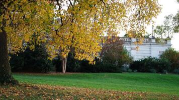 The beautiful Wshington DC city view in autumn photo