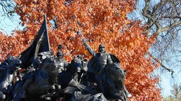 The beautiful Wshington DC city view in autumn photo
