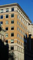 el Washington corriente continua ciudad ver con el antiguo arquitecturas en otoño foto