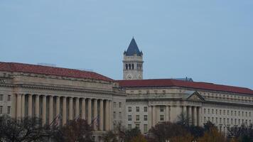 The beautiful Wshington DC city view in autumn photo
