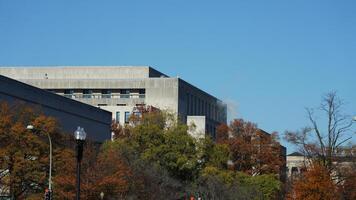 The beautiful Wshington DC city view in autumn photo