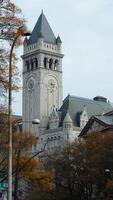 The beautiful Wshington DC city view in autumn photo