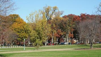 The beautiful Wshington DC city view in autumn photo