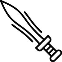 Weapons Line Icon Design vector