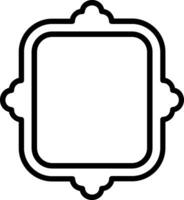 Frame Line Icon Design vector