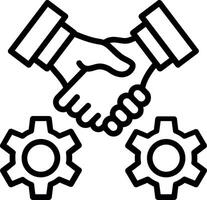 Relationship Line Icon Design vector