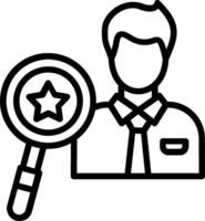 Assessment Line Icon Design vector