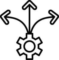 Flexibility Line Icon Design vector