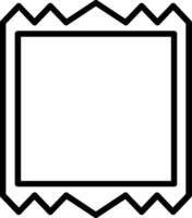 Frame Line Icon Design vector