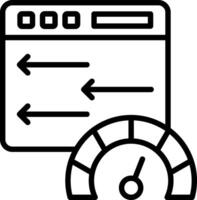 High Speed Line Icon Design vector