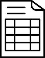 Grid Line Icon Design vector