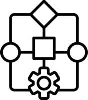 Structure Line Icon Design vector