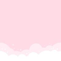 Seamless border of scattered translucent flour in two layers on a pink background vector