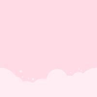 Seamless border of scattered translucent flour on a pink background vector