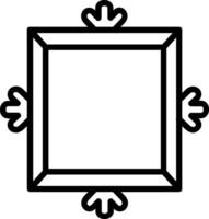 Frame Line Icon Design vector