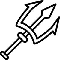 Harpoon Line Icon Design vector