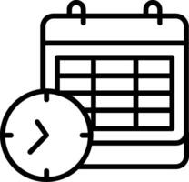 Time Line Icon Design vector