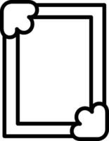 Frame Line Icon Design vector