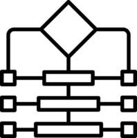 Protocol Line Icon Design vector