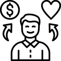 Needs Line Icon Design vector