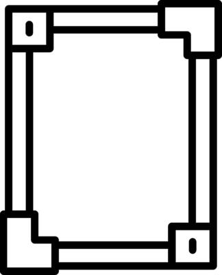 Frame Line Icon Design