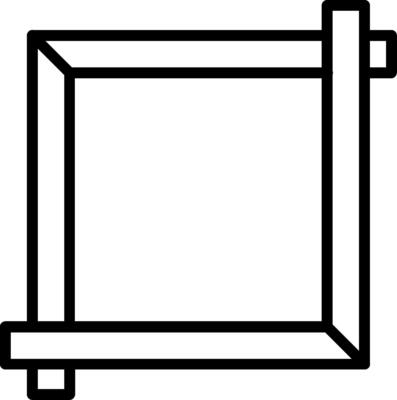 Frame Line Icon Design
