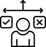 Guide Line Icon Design vector