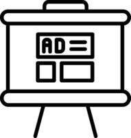 Banner Line Icon Design vector