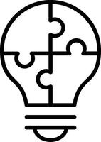 Ingenuity Line Icon Design vector