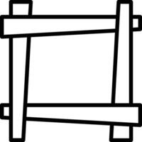 Frame Line Icon Design vector