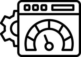 Website Line Icon Design vector
