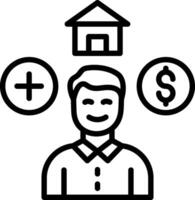 Benefits Line Icon Design vector